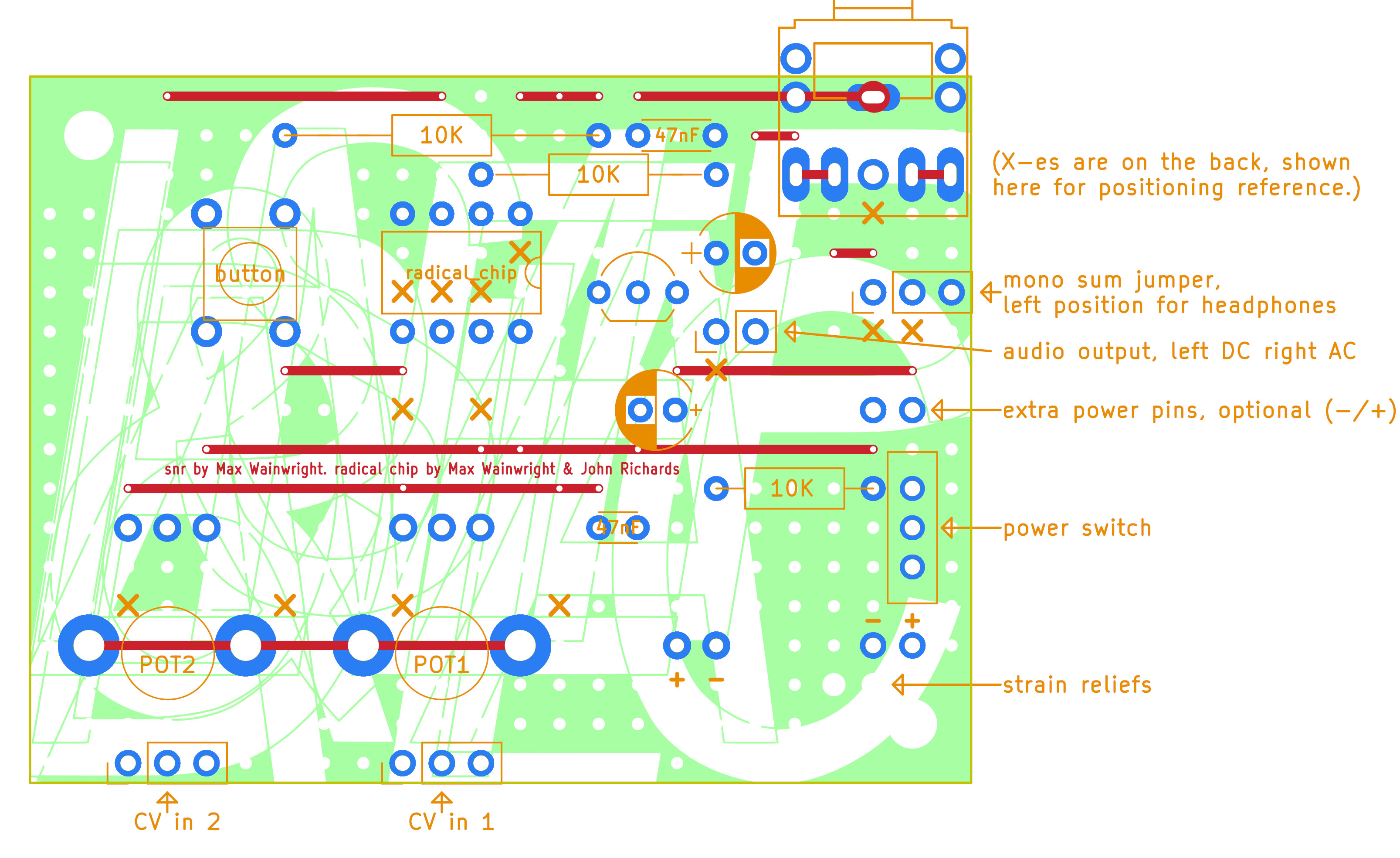 PCBSNR components and placement DIYPCBSNR components and placement